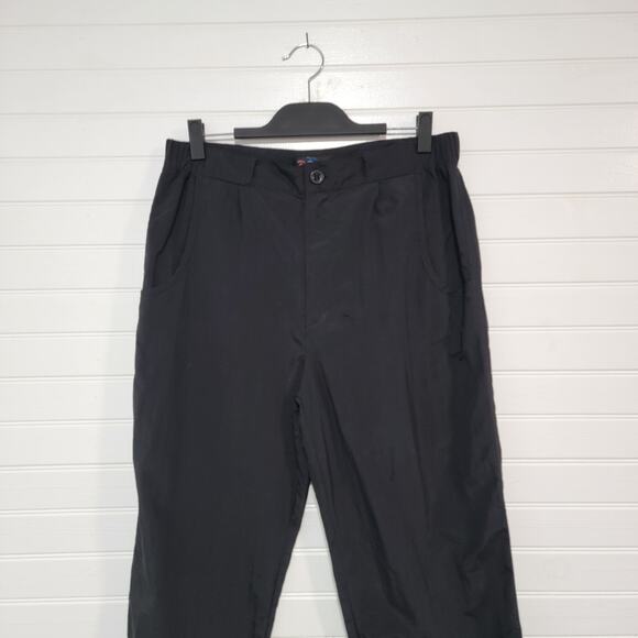 Rail Ryders Mens Size Medium Black Pants Nylon Gorpcore Outdoors Hiking Pockets - Picture 2 of 11